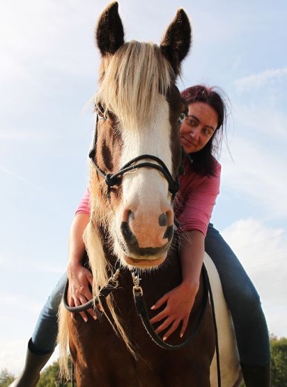 Ik met paard