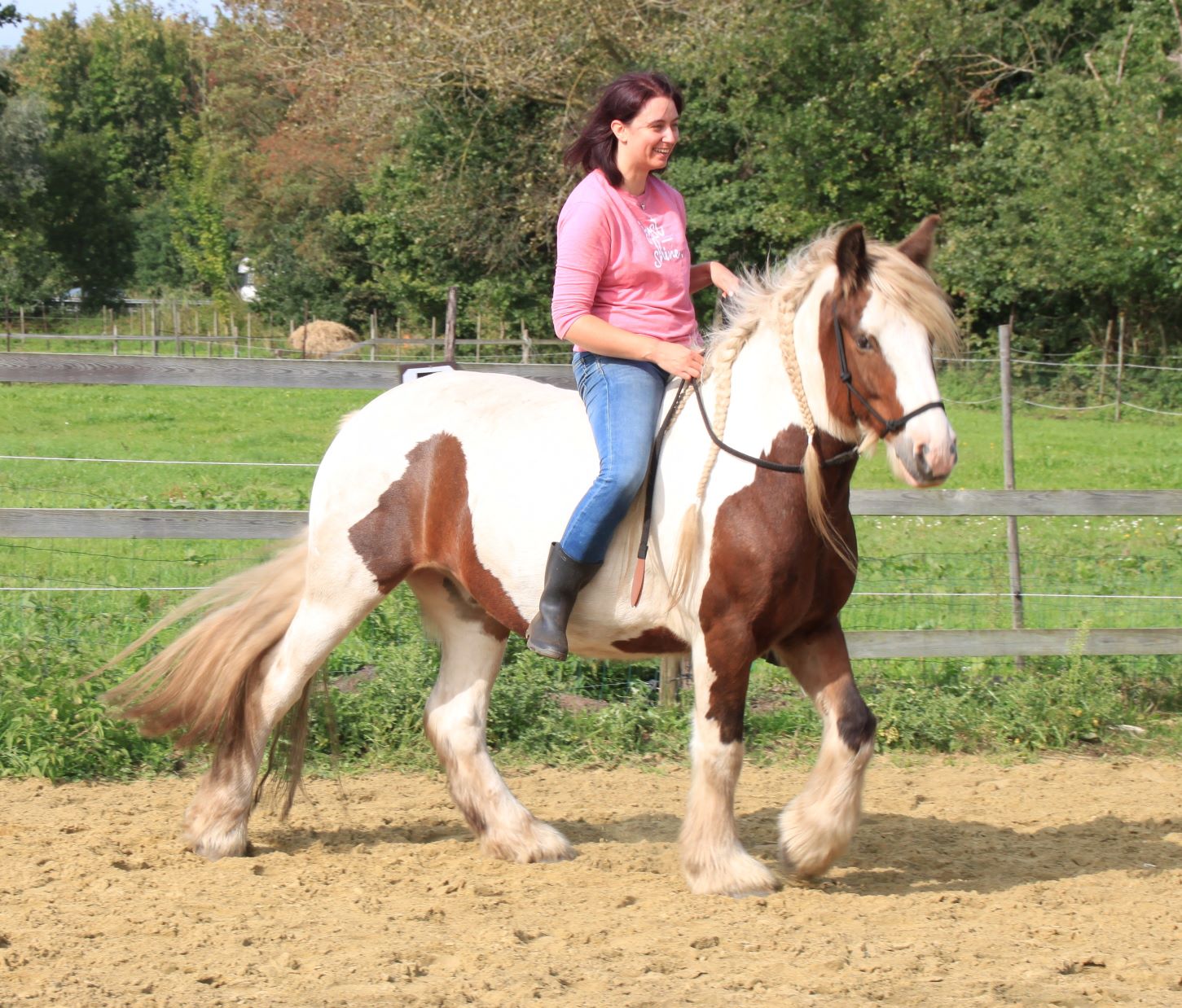Ik op paard