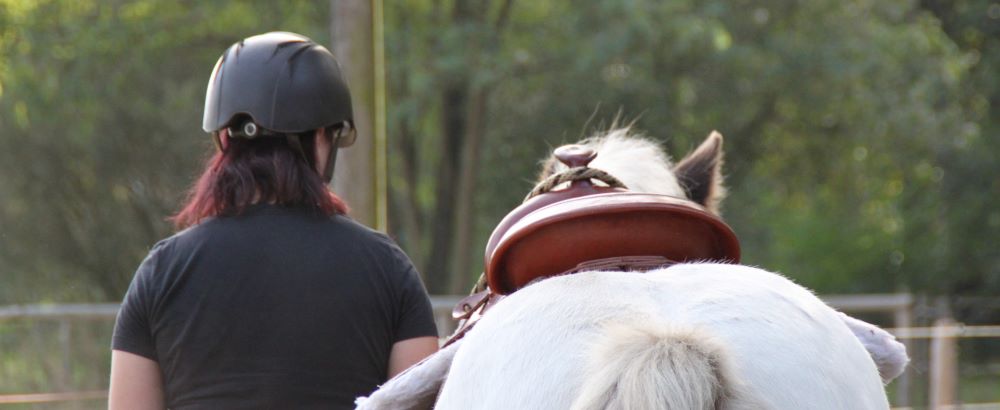 Ik met paard